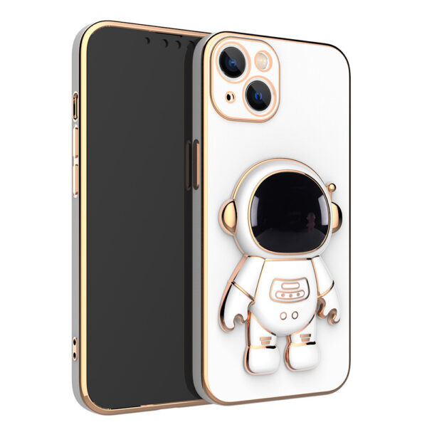 3D Astronaut Phone Case Anti-Drop Electroplating Bracket - Image 7